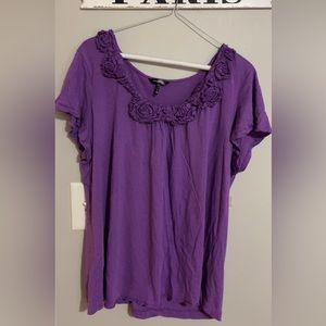 Daisy fuentes purple women’s top size xl